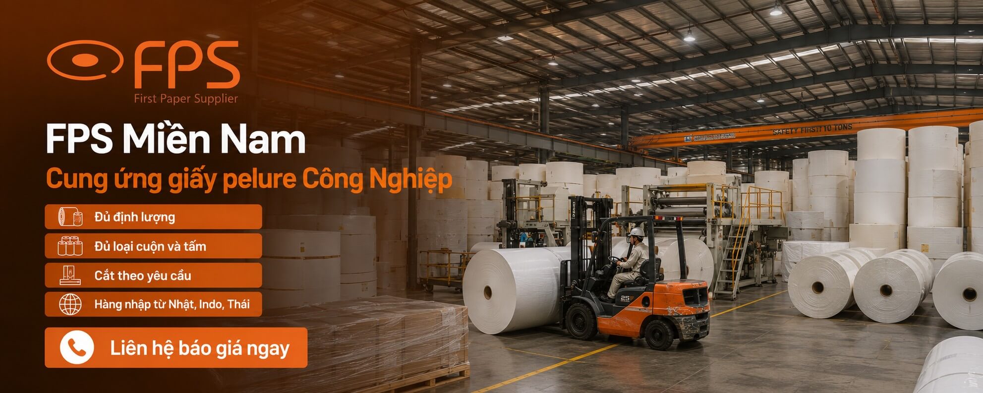 FPS Miền Nam cung ứng giấy pelure công nghiệp chất lượng cao