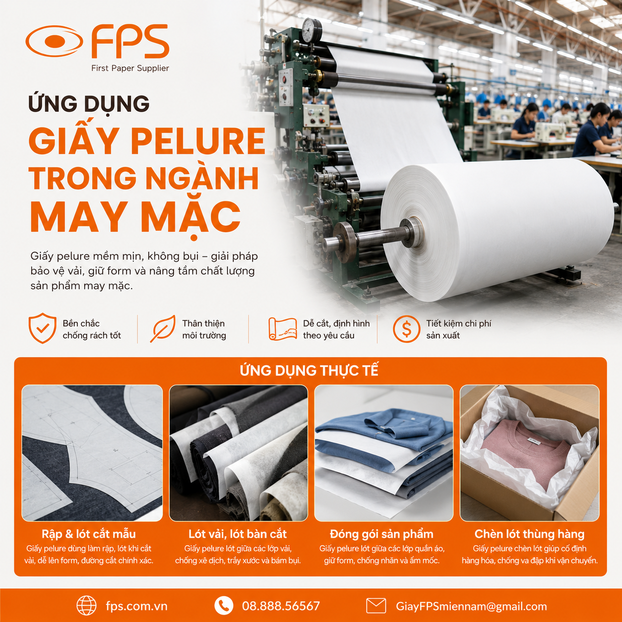 Ứng dụng giấy pelure trong may mặc
