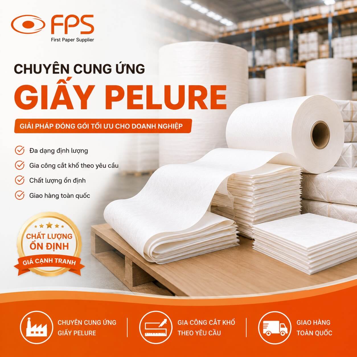 Báo giá giấy pelure FPS Miền Nam